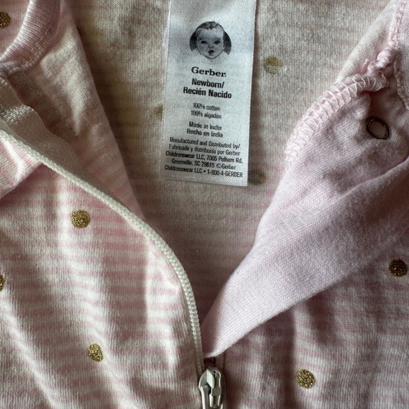 Carter's  & Gerber Kids Bodysuits Set - Pink, Gray, White - Picture 6 of 11